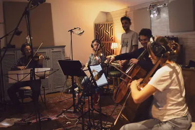 Session at Studio Eole