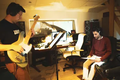 Session at Studio Eole